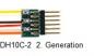 Preview: D&H DH10C (2. Generation), Mini-Lokdecoder, 1.5 A, SX1, SX2, DCC, MM, DC-analog, 6 Ausgänge, SUSI